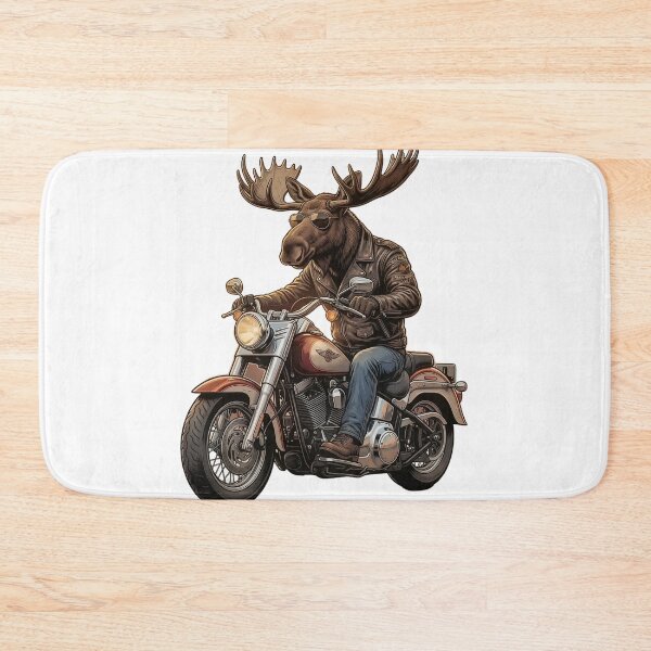 Item preview, Badass Biker Moose Desert Chopper Motorcycle designed and sold by ASMAR B.