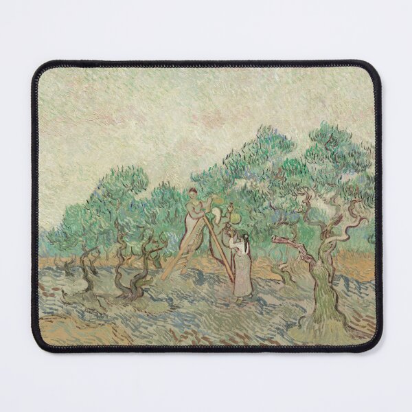 Item preview, The Olive Orchard by Vincent van Gogh: Post Impressionist Fine Art Print designed and sold by artofuniverse.