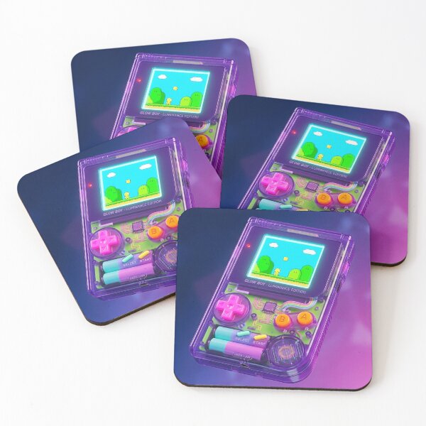 Item preview, Translucent Atomic Purple - Retro Handheld Low Poly Art designed and sold by PhoenixDrake.