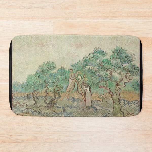 Item preview, The Olive Orchard by Vincent van Gogh: Post Impressionist Fine Art Print designed and sold by artofuniverse.