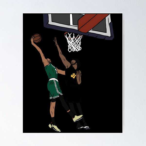 Item preview, Jayson Tatum Dunks On Jarrett Allen  designed and sold by Rojee's  canvas.