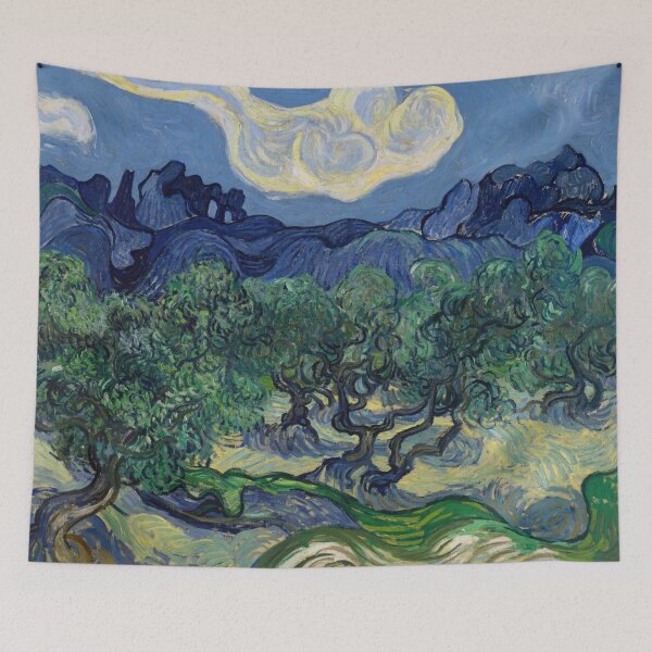 Item preview, The Olive Trees by Vincent van Gogh: Post Impressionist Landscape Poster designed and sold by artofuniverse.