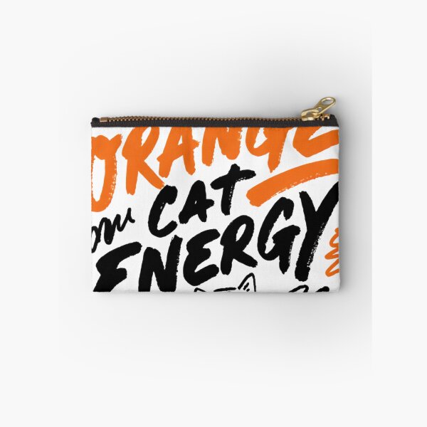 Item preview, Funny Orange Cat Energy Sarcastic Quote designed and sold by IslandTyped.