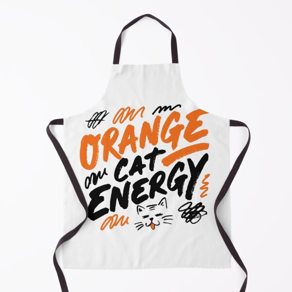 Item preview, Funny Orange Cat Energy Sarcastic Quote designed and sold by IslandTyped.