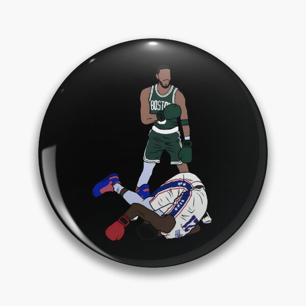Item preview, Jayson Tatum KOs Joel Embiid  designed and sold by Rojee's  canvas.