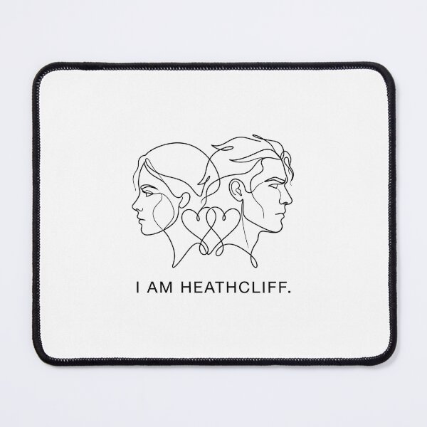Item preview, I Am Heathcliff Emily Bronte Line Art Wuthering Heights designed and sold by Fenay Designs.