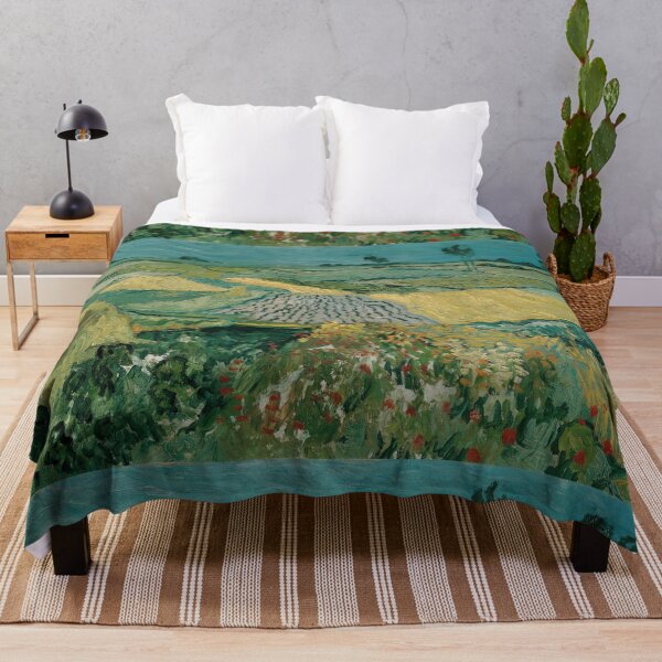 Item preview, The Plain of Auvers by Vincent van Gogh: Post Impressionist Landscape Poster designed and sold by artofuniverse.