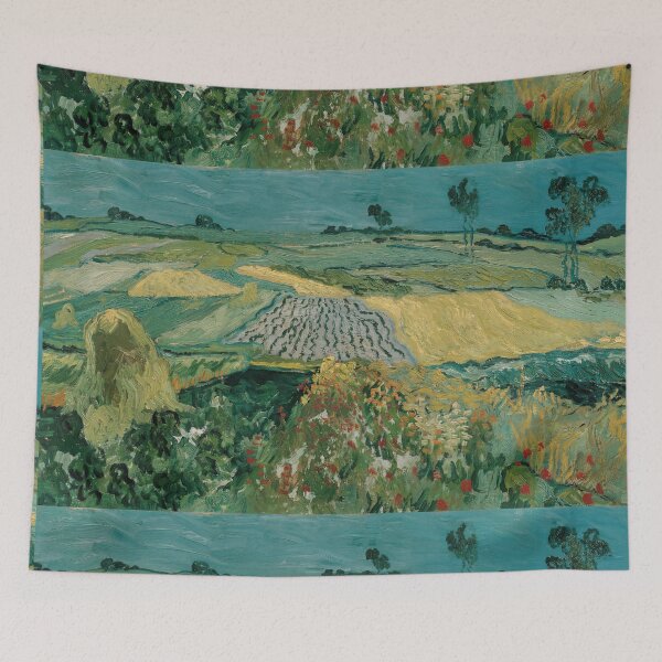 Item preview, The Plain of Auvers by Vincent van Gogh: Post Impressionist Landscape Poster designed and sold by artofuniverse.