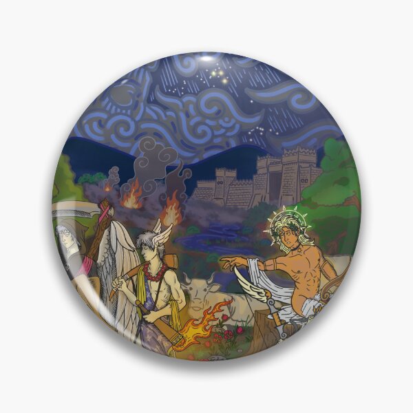 Item preview, Greek Mythology Night Scene designed and sold by TomatiLove.