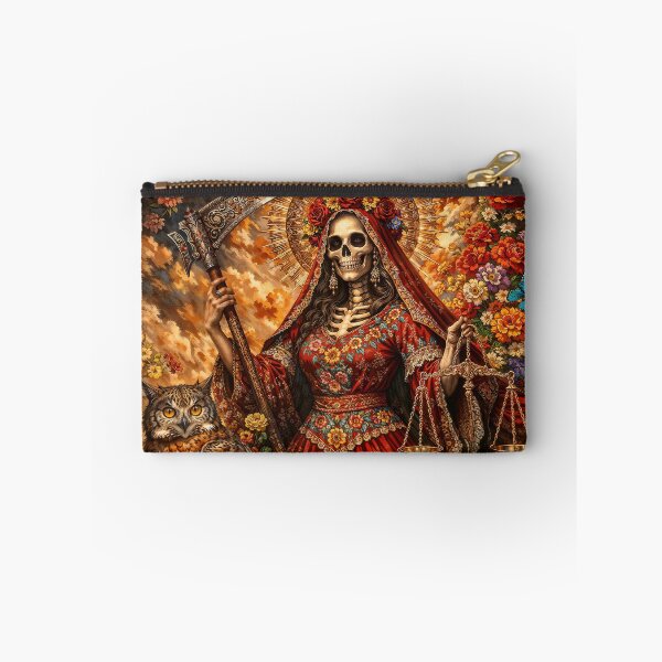 Item preview, Red Dress Santa Muerte designed and sold by AliceWhiteDF.