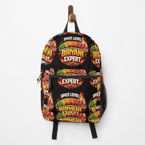 Item preview, Spice Level Biryani Expert | Funny Spicy Food Lover Chili Heat Meter Design | Indian Food Graphic  designed and sold by Globalcitytees.