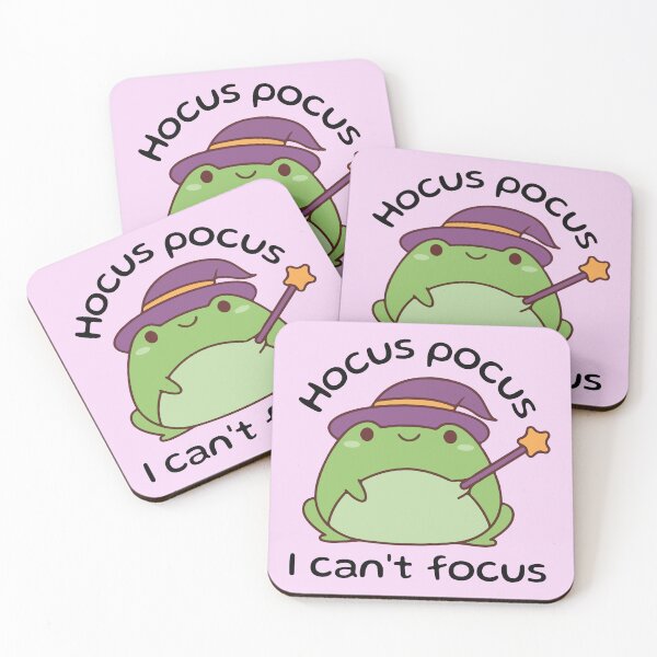 Item preview, Hocus Pocus I Can’t Focus Frog designed and sold by BrownHorse90s.