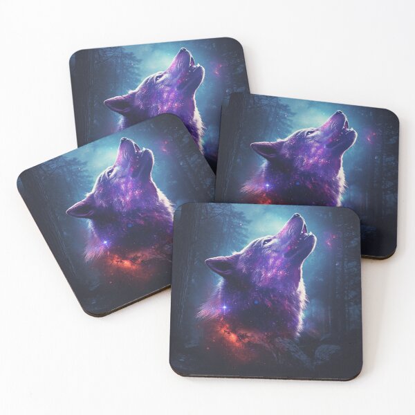 Item preview,  Galaxy Wolf Art – Cosmic Wolves Aesthetic Space Animal Design designed and sold by Tpac-goods.