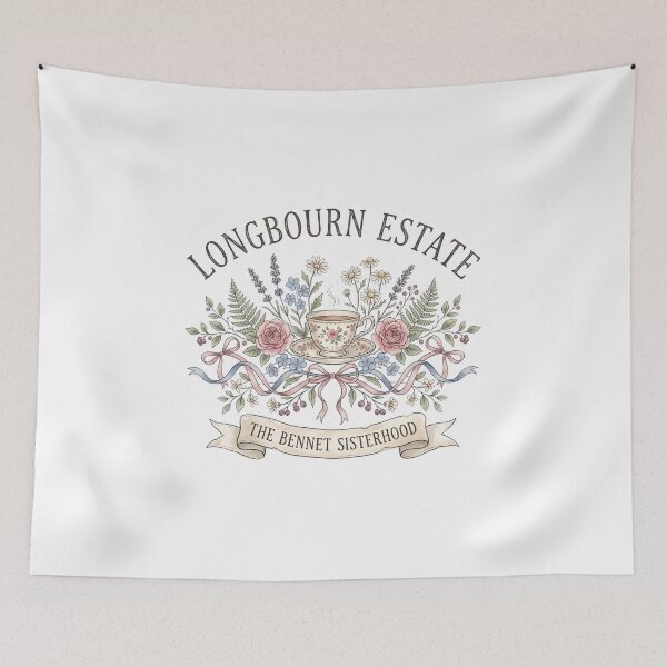 Artikelvorschau, Longbourn Estate Die Bennet Sisterhood Stolz und Vorurteil entworfen und verkauft von Fenay Designs.
