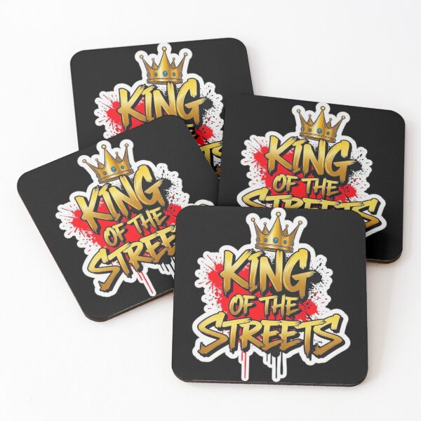 Item preview, King of the Streets - Urban Streetwear Graphic T-Shirt designed and sold by GraphicoGear.