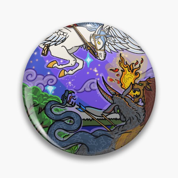 Item preview, Pegasus vs Chimera designed and sold by TomatiLove.