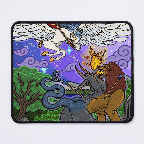 Item preview, Pegasus vs Chimera designed and sold by TomatiLove.