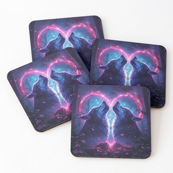 Item preview, Galaxy Wolf Art – Cosmic Wolves Aesthetic Space Animal Design designed and sold by Tpac-goods.