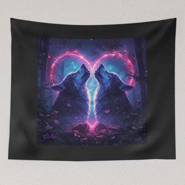 Item preview, Galaxy Wolf Art – Cosmic Wolves Aesthetic Space Animal Design designed and sold by Tpac-goods.