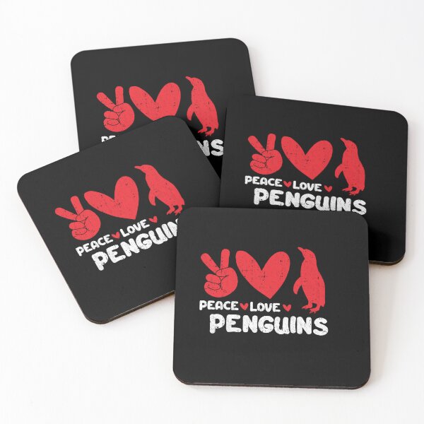 Item preview, Peace - Love - Penguins Animals lover designed and sold by GabbyKash.