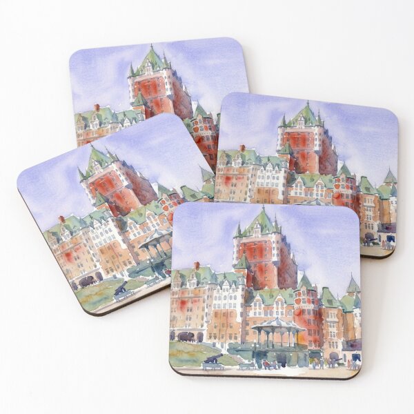 Item preview, Quebec Chateau Frontenac Watercolor designed and sold by caracatita75.