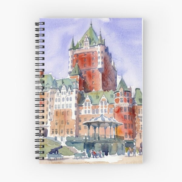 Item preview, Quebec Chateau Frontenac Watercolor designed and sold by caracatita75.