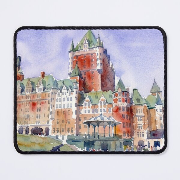 Item preview, Quebec Chateau Frontenac Watercolor designed and sold by caracatita75.