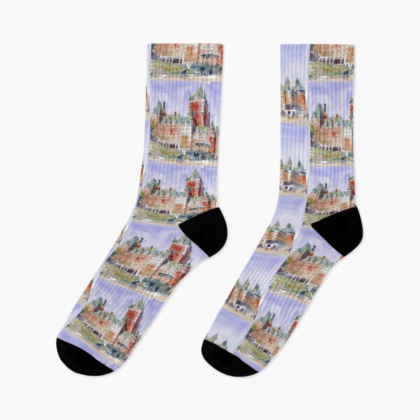 Item preview, Quebec Chateau Frontenac Watercolor designed and sold by caracatita75.