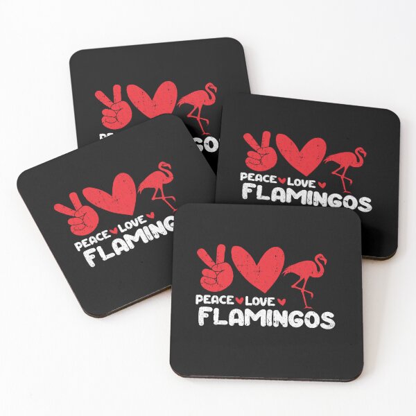 Item preview, Peace - Love - Flamingos Animals lover designed and sold by GabbyKash.