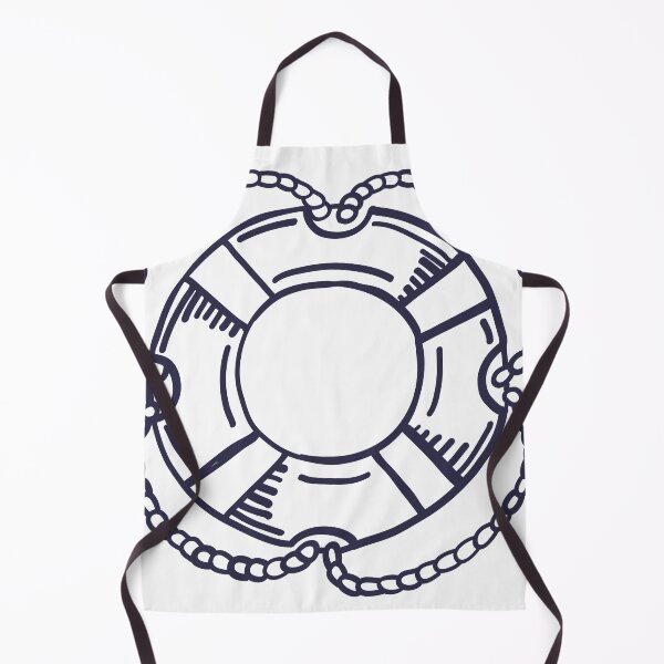 Item preview, Hand Drawn Lifebuoy Nautical Sketch Art designed and sold by missbobbit.