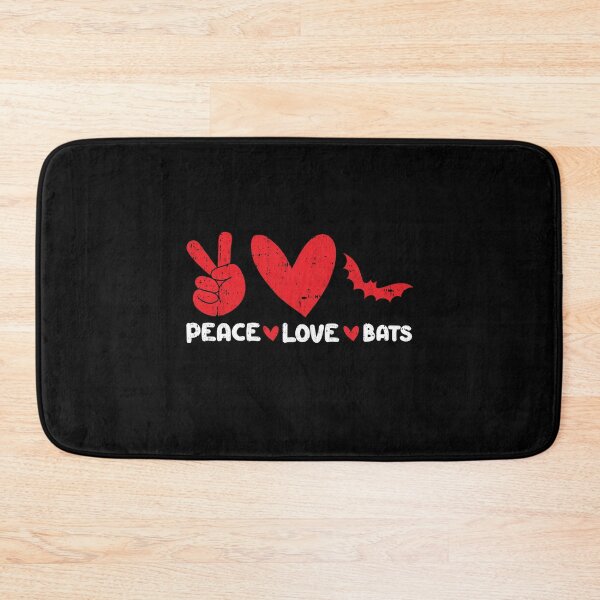 Item preview, Peace - Love - Bats Animals lover designed and sold by GabbyKash.