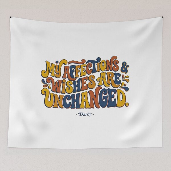 Item preview, My Affections And Wishes Are Unchanged Darcy Pride and Prejudice designed and sold by Fenay Designs.