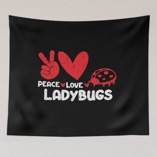Item preview, Peace - Love - Ladybugs Animals lover designed and sold by GabbyKash.