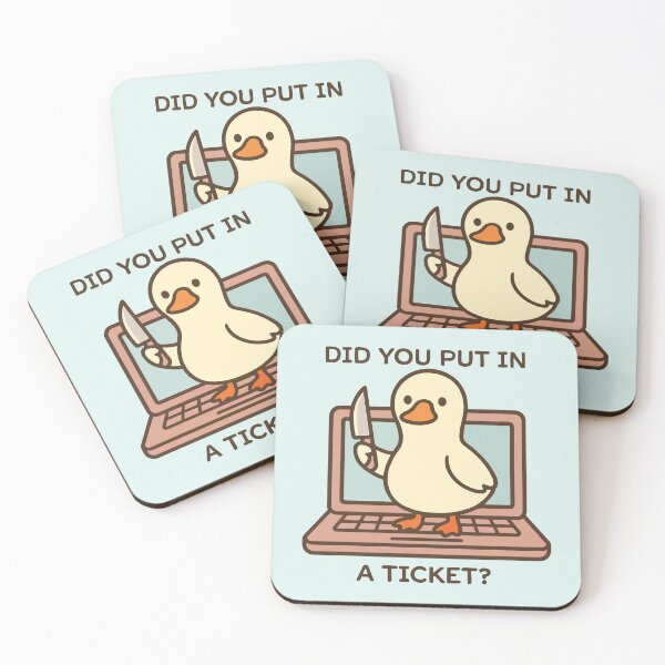 Item preview, Did You Put In A Ticket? Duck designed and sold by BrownHorse90s.