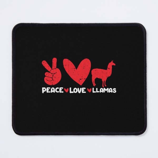 Item preview, Peace - Love - Llamas Animals lover designed and sold by GabbyKash.