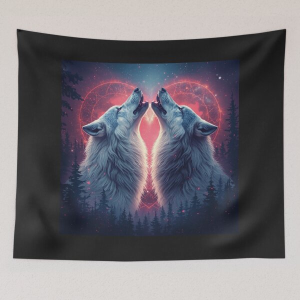 Item preview, Galaxy Wolf Art – Cosmic Wolves Aesthetic Space Animal Design designed and sold by Tpac-goods.