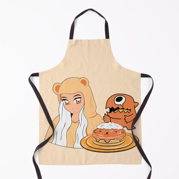 Item preview, Kawaii Bear Hoodie Girl with Dog Pancake and Little Monster designed and sold by Kanniax.