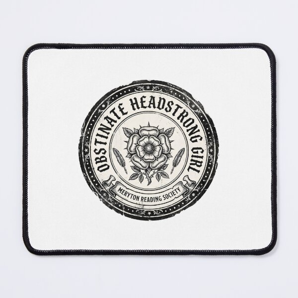 Item preview, Obstinate Headstrong Girl Meryton Reading Society Pride and Prejudice designed and sold by Fenay Designs.