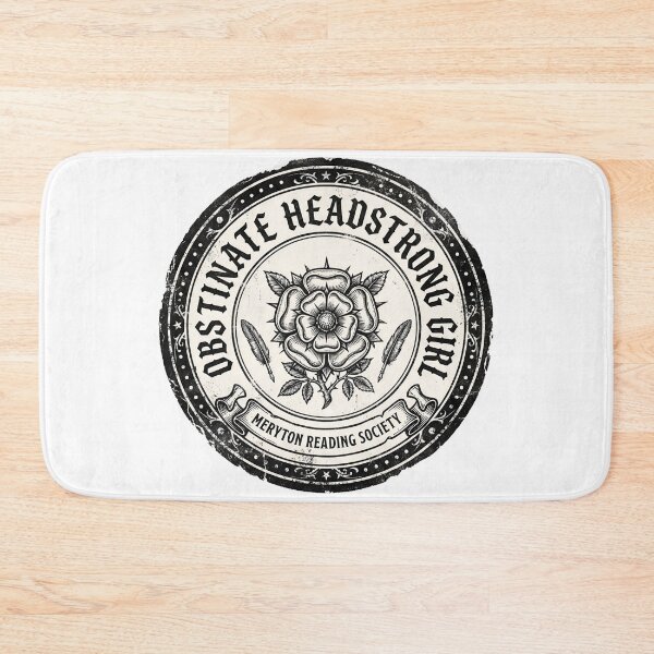 Item preview, Obstinate Headstrong Girl Meryton Reading Society Pride and Prejudice designed and sold by Fenay Designs.