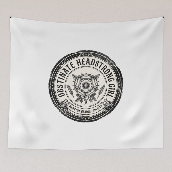 Item preview, Obstinate Headstrong Girl Meryton Reading Society Pride and Prejudice designed and sold by Fenay Designs.