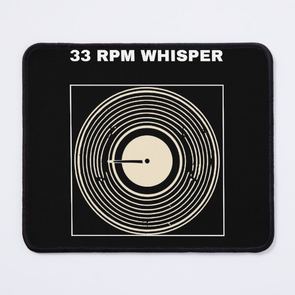 Item preview, 33 RPM Whisper: Vintage Vinyl Record Analog Art designed and sold by Rarewhisper.