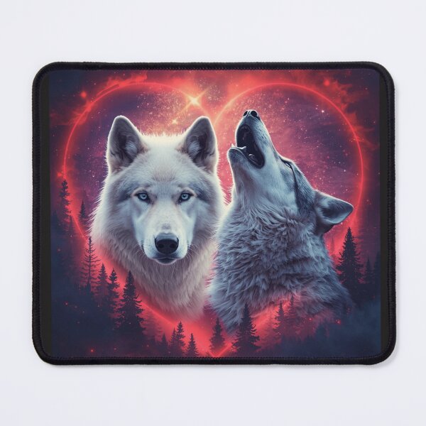 Item preview, Galaxy Wolf Love Art – Cosmic Wolves Aesthetic Space Animal Design designed and sold by Tpac-goods.