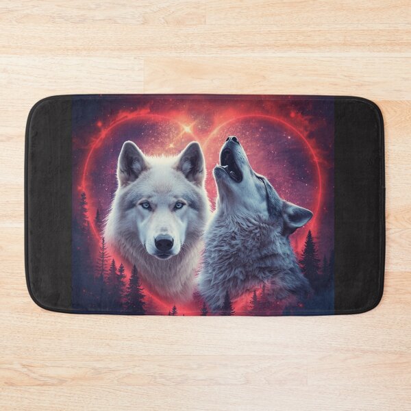 Item preview, Galaxy Wolf Love Art – Cosmic Wolves Aesthetic Space Animal Design designed and sold by Tpac-goods.