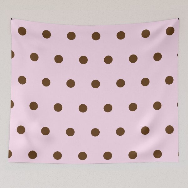 Item preview, Pink & Brown Polka Dot  designed and sold by KittyStrand.