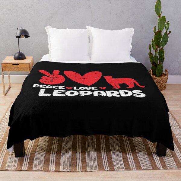 Item preview, Peace - Love - Leopards Animals lover designed and sold by GabbyKash.