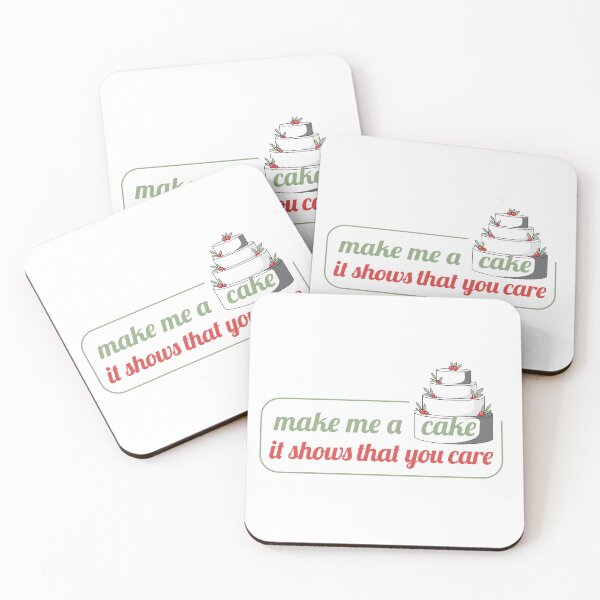 Item preview, Make me a cake it shows that you care funny quote shirt designed and sold by MBN02.