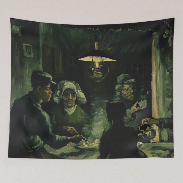 Item preview, The Potato Eaters by Vincent van Gogh: Rustic Post Impressionist Poster designed and sold by artofuniverse.