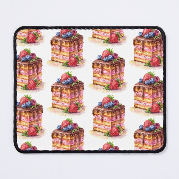 Item preview, Strawberry Cake Chocolate Drip Berry Dessert Aesthetic Art designed and sold by AlisaArtDecor.
