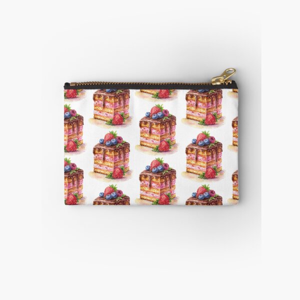 Item preview, Strawberry Cake Chocolate Drip Berry Dessert Aesthetic Art designed and sold by AlisaArtDecor.