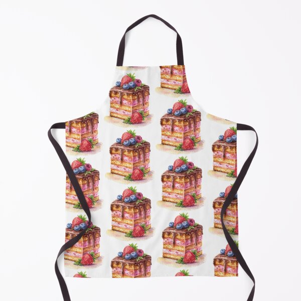 Item preview, Strawberry Cake Chocolate Drip Berry Dessert Aesthetic Art designed and sold by AlisaArtDecor.